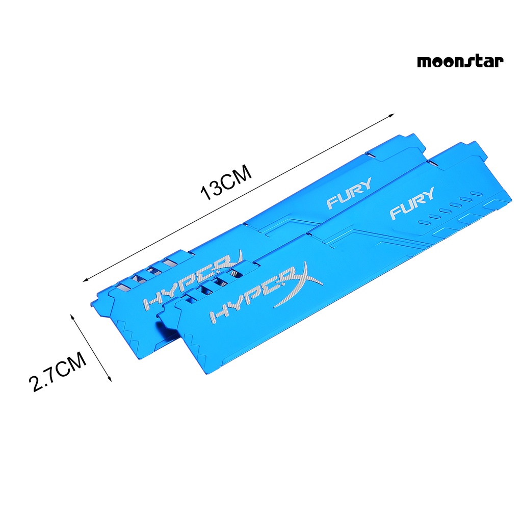 MO Aluminum Alloy RAM Memory Bar Heatsink Heat Dissipation for DDR2/DDR3 /DDR4