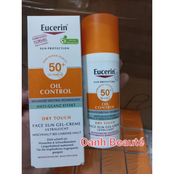 Kem chống nắng Eucerin oil control