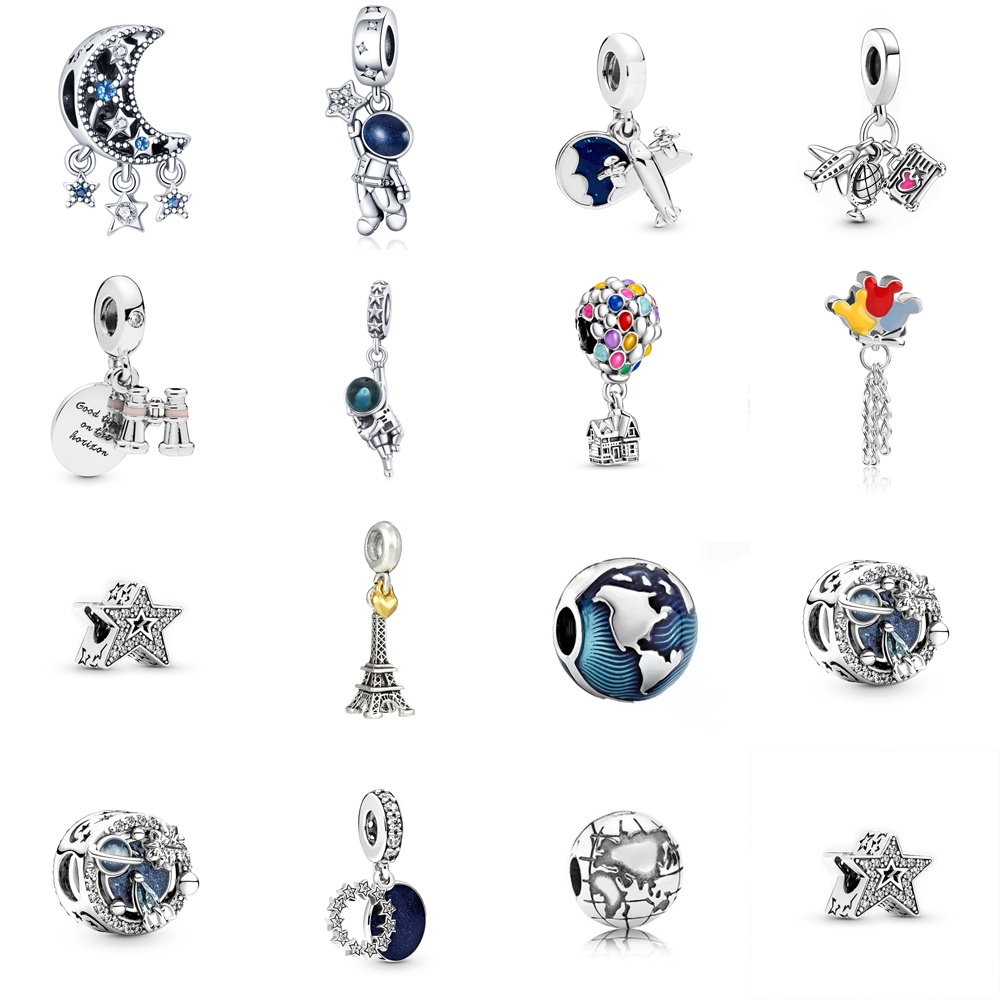 1 Bông Tai Hình Phi Hành Gia Ngôi Sao Phát Sáng Phong Cách Hip hop