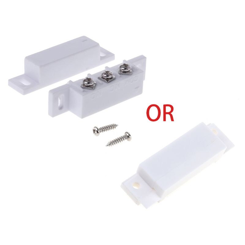 Công tắc tiếp xúc từ tính nc no cảm biến hệ thống cảnh báo nhà ở con lăn kim loại có dây cho cửa ra vào/cửa sập