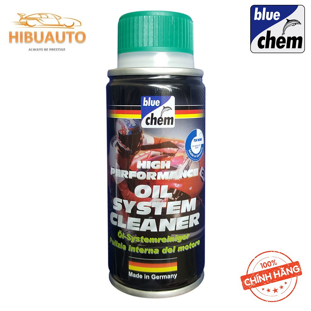 Dung Dịch Súc Rửa Động Cơ Cho Mô Tô Xe Máy Bluechem Oil System Cleaner (50ml)