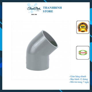 CHẾCH 110 MM/ NỐI GÓC 45 ĐỘ SIZE 110 MM- PVC NHỰA TIỀN PHONG PN6