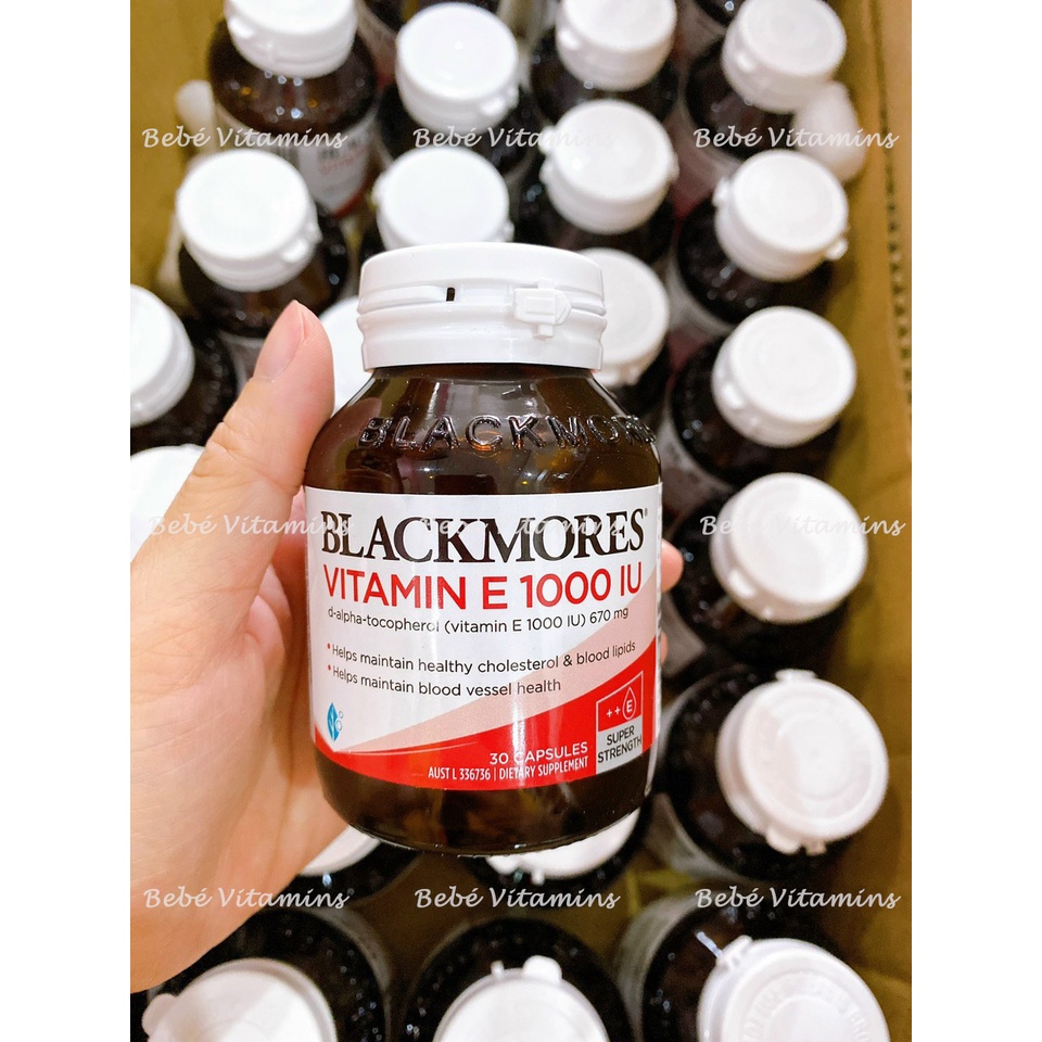 Viên bổ sung Vitamin E Blackmores Vitamin E 1000IU 30 viên - Úc | Bebé Vitamins