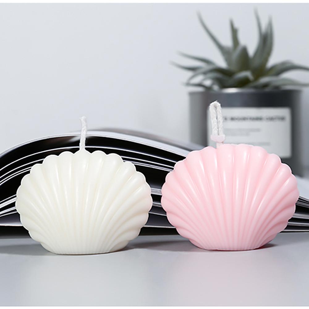 JARRED Khuôn Làm Bánh / Xà Phòng / Nến Hình Vỏ Sò 3D Bằng Silicone