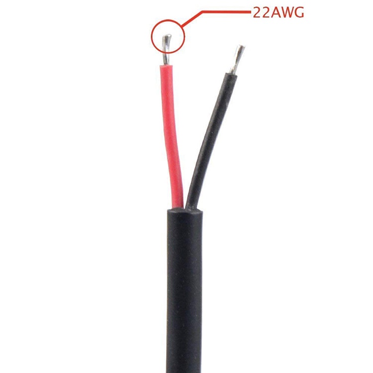 Dây nối dài cho đèn năng lượng mặt trời dài 5mx0.5mm chân kim 2 chấu VITI SMART