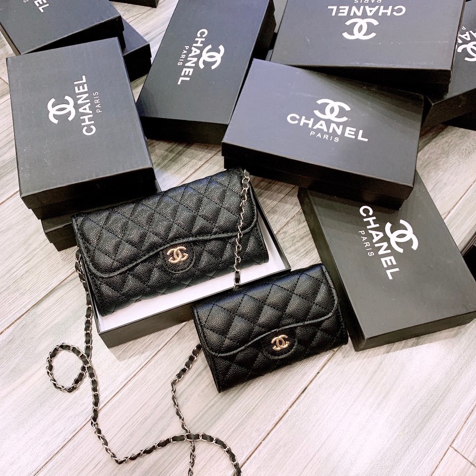 TM51-Túi xách chanel to nhỏ size 20 và 15cm xinh mini cầm tay, đeo chéo