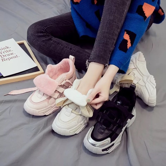 ] Giày ulzzang 2019 dây to 3 màu | BigBuy360 - bigbuy360.vn