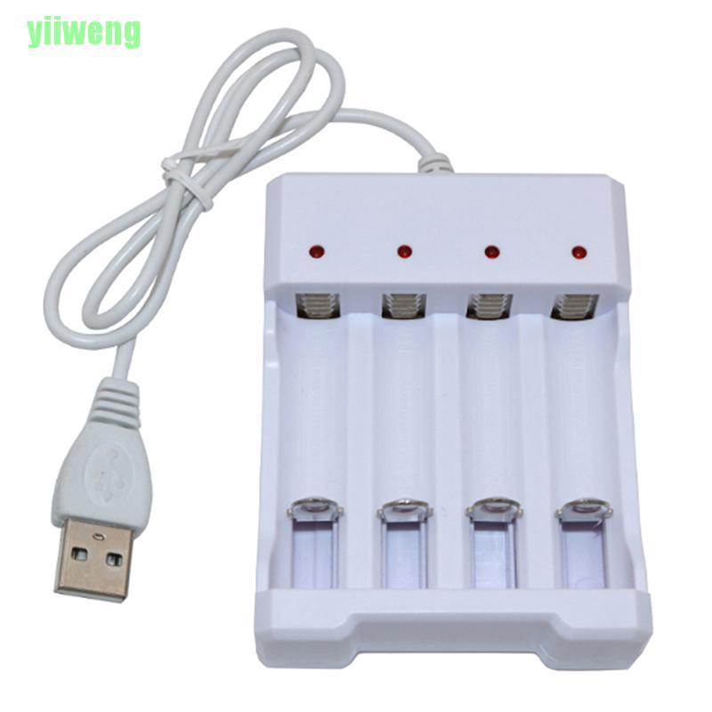 Bộ Sạc Pin Nhanh Với 4 Khe Cắm Usb