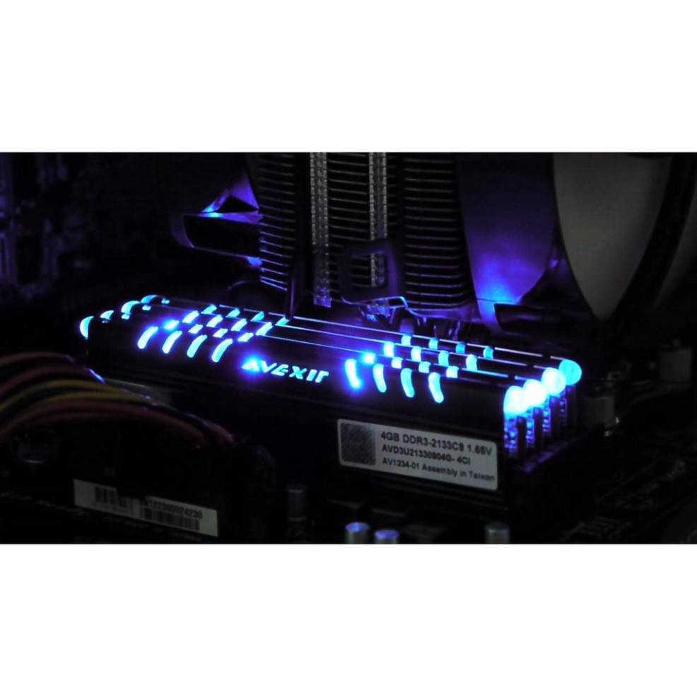 HOT- Bộ nhớ trong Ram Desktop AVEXIR 1COB Blue  16GB  DDR4 2666Mhz - New - BH 36 Tháng