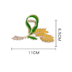 Kẹp tóc càng cua Kim loại Bó Lúa mạch