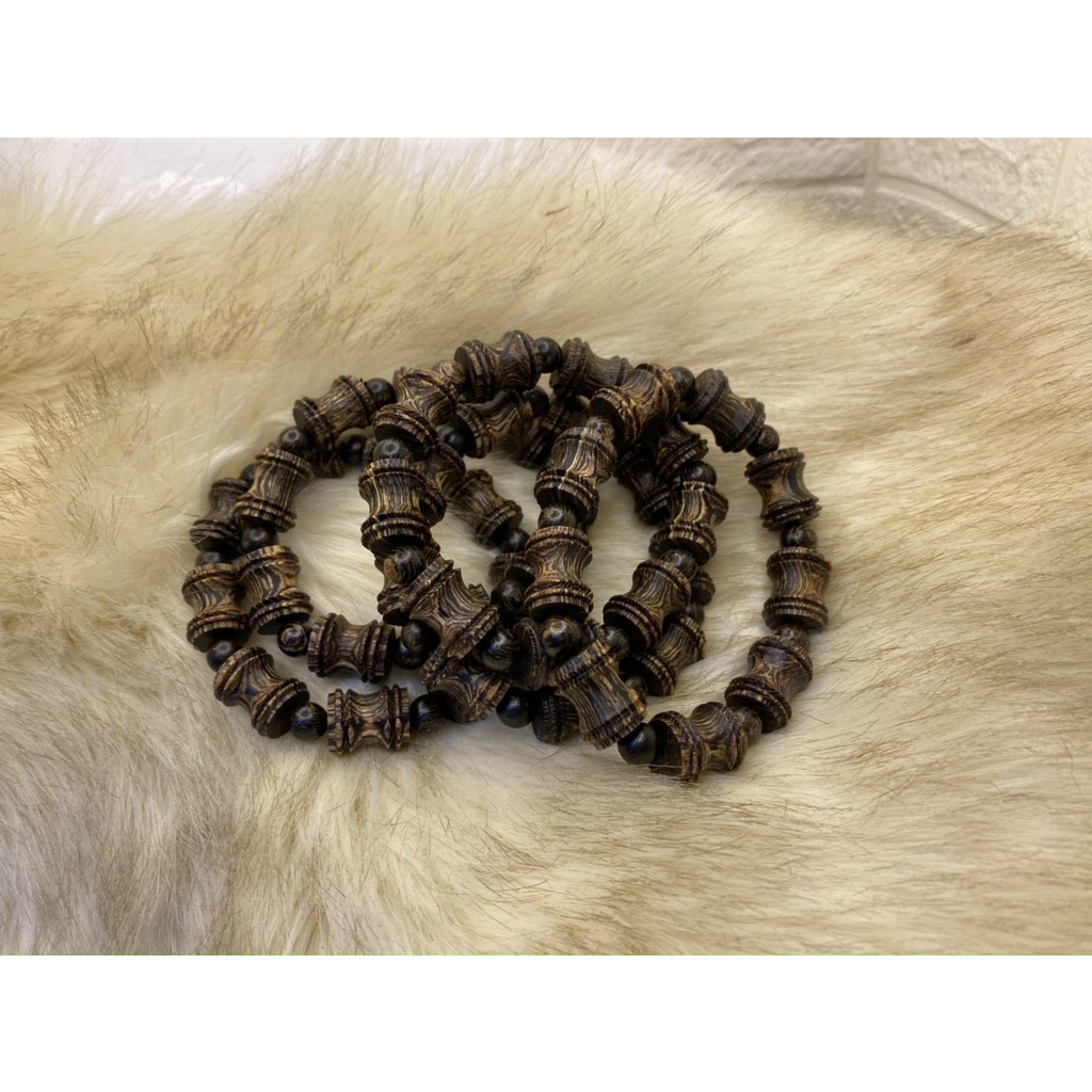 Vòng đeo tay trầm hương sánh chìm Nam Nữ 8mm 10mm 12mm