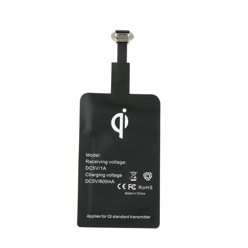 Miếng dán sạc không dây Qi Micro Usb Type-C