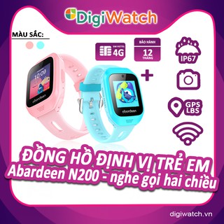 Đồng hồ định vị cao cấp abardeen n200 định vị đa tầng gps+lbs+wifi | chống nước ip67