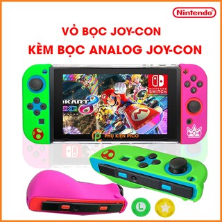 [XẢ HÀNG] Bộ bọc Joy-con và bọc Analog giành cho máy chơi game Nintendo Switch chất liệu silicone cao cấp 6