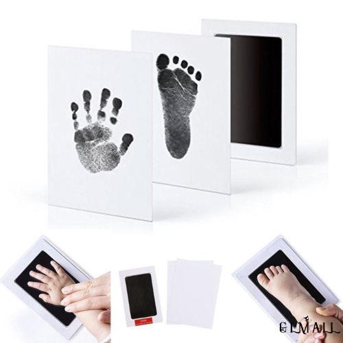 Bộ mực in dấu chân tay / chân an toàn cho em bé độc đáo