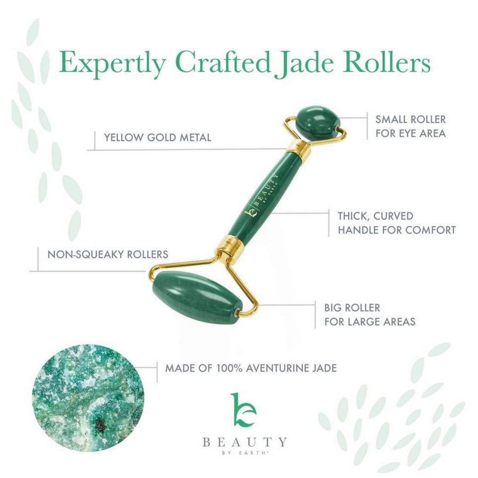 &lt;&lt;CÓ SẴN&gt;&gt; Lăn làm đẹp da -  Jade Roller của Beauty by Earth