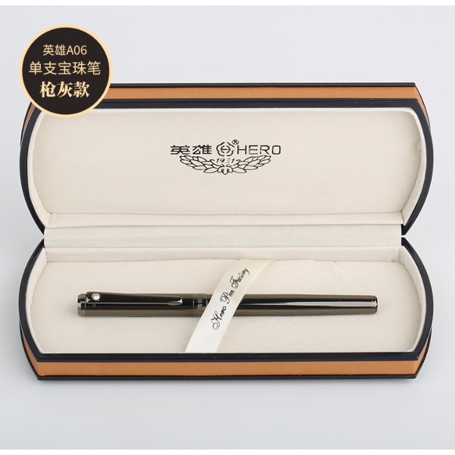 BÚT KÝ CAO CẤP HERO A06 - KẸP VÀNG - HỘP QUÀ TẶNG