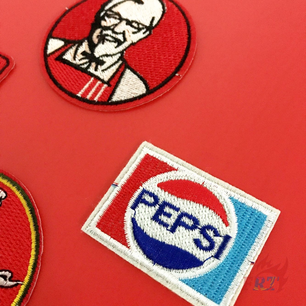 Miếng ủi trang trí Logo KFC - Pepsi / McDonald's - Coca Cola