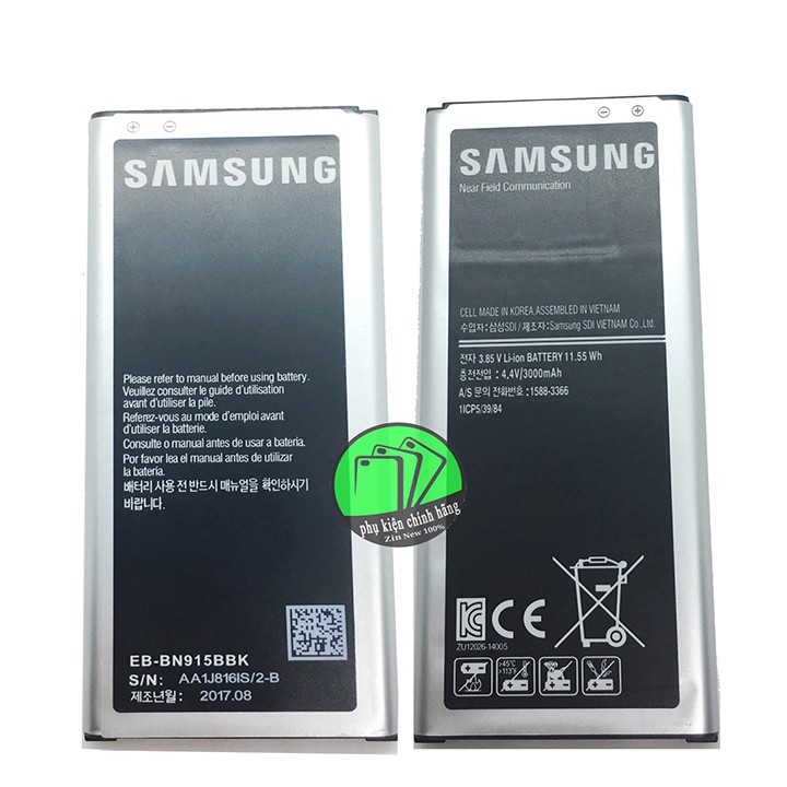 Pin SamSung Galaxy Note Edge (N915BBK) Dung lượng 3000Ah_Chính hãng