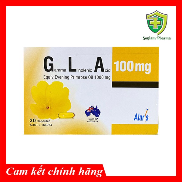 Gamma Linolenic Acid 100mg (GLA 100mg) - Tinh Dầu Hoa Anh Thảo - Giúp Cân Bằng Nội Tiết Tố