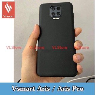 Ốp lưng Vsmart Aris / Aris Pro chất liệu TPU đen nhám