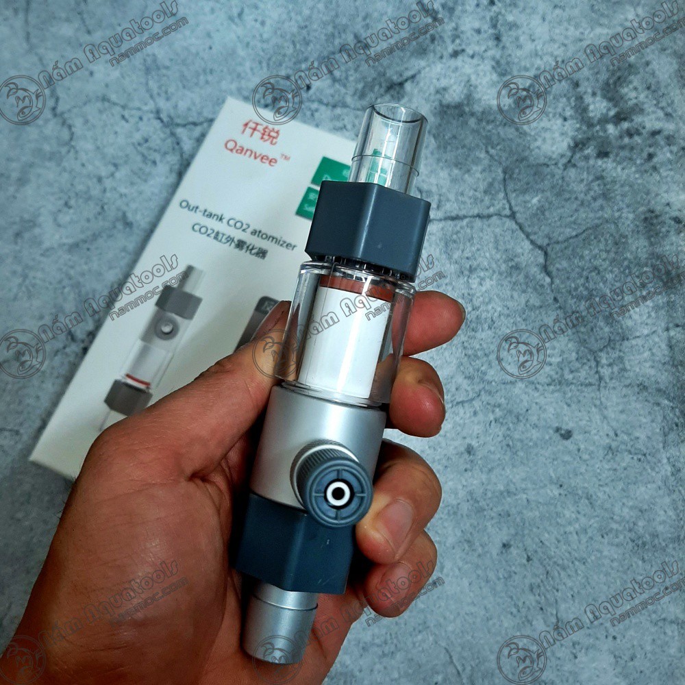 [Mã PET50K giảm Giảm 10% - Tối đa 50K đơn từ 250K] Bộ Trộn CO2 Qanvee - Bộ Trộn Sứ Nhỏ Gọn, Hiệu Quả Cho Bể Thuỷ Sinh