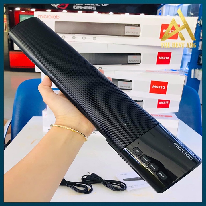 Loa Thanh Máy Vi Tính Chính Hãng Cao Cấp Có Bluetooth Không Dây MICROLAB MS 212 Loa Nghe Nhạc Để Bàn Công Suất Lớn