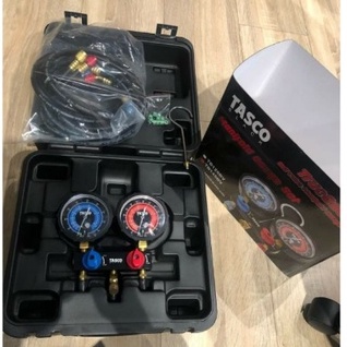 Đồng hồ nạp gas TB125BV có hộp đựng - Tasco - Đo nạp gas R22