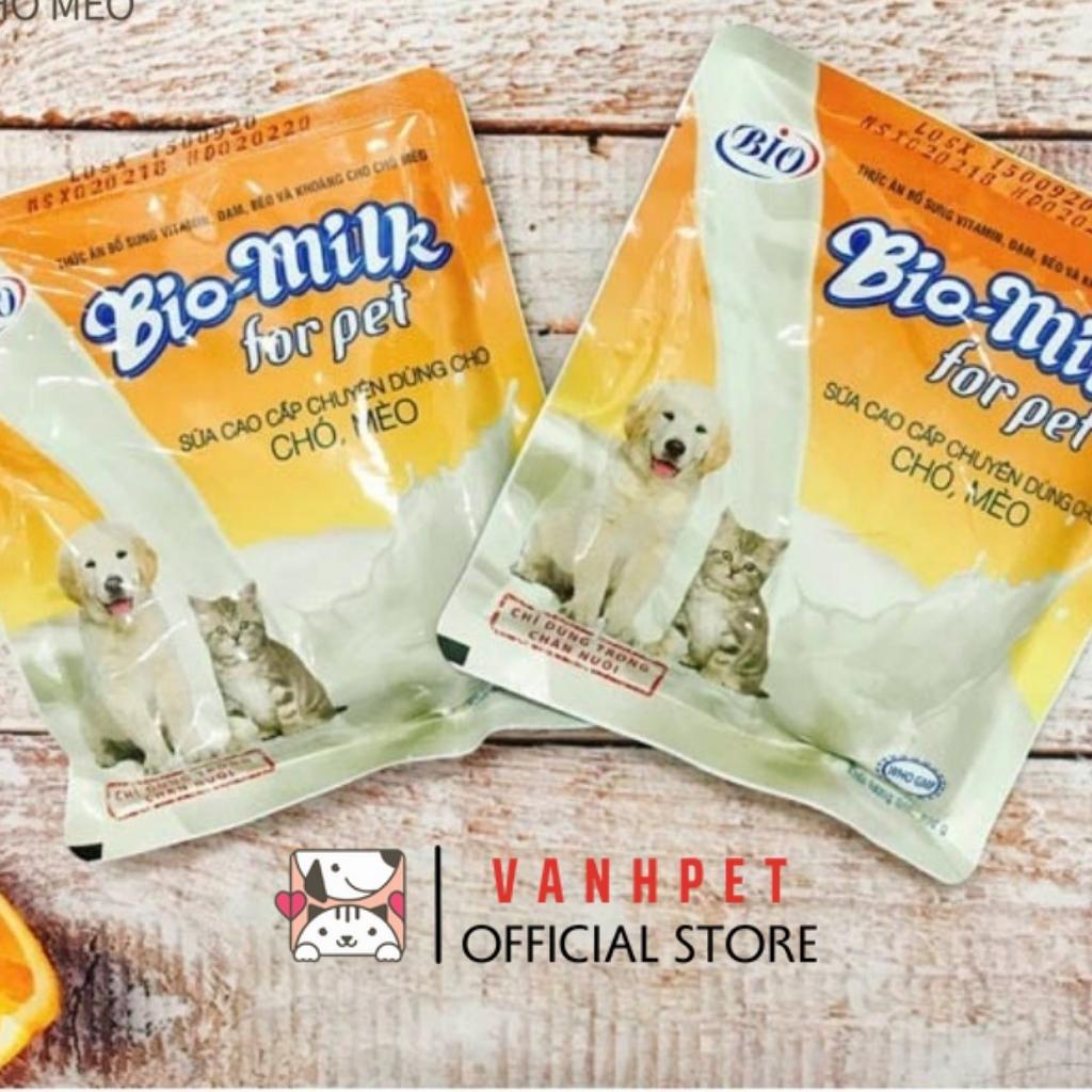 Sữa bột Bio Milk For Pet cho chó mèo nhỏ dạng bột cao cấp - vanhpet