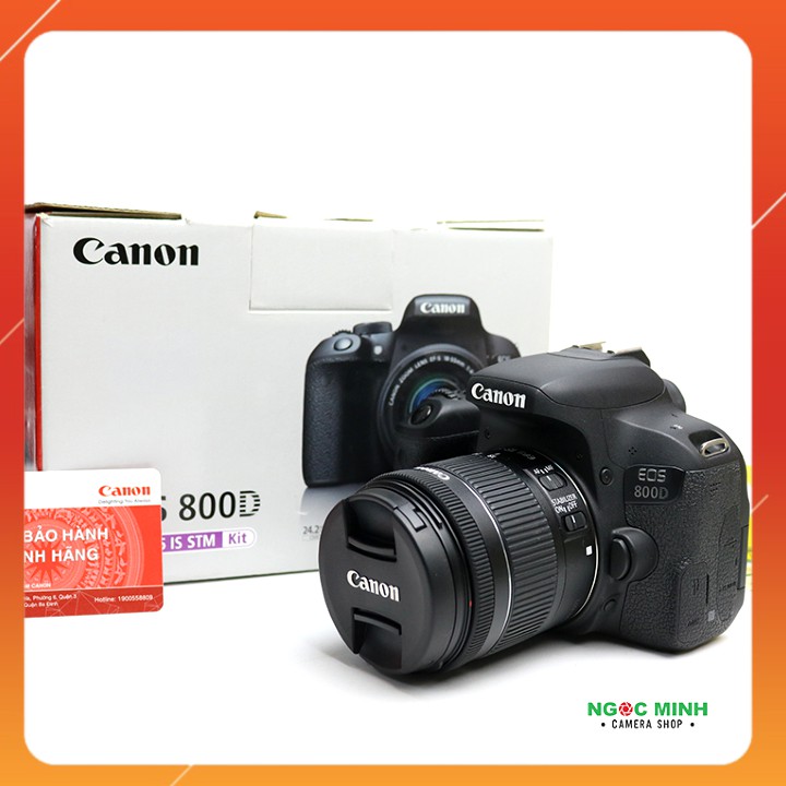 Máy ảnh Canon EOS 800D + Kit 18-55mm STM