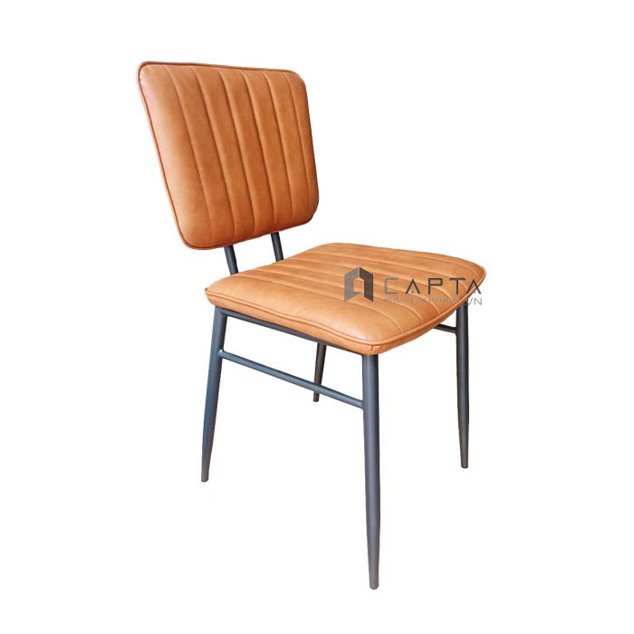 Ghế ăn có nệm chân sắt Retro nhập khẩu | BigBuy360 - bigbuy360.vn
