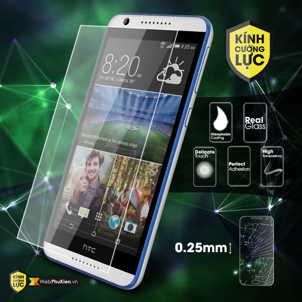 Kính Cường Lực HTC M2 - M4- M7- M9 - E8 - E9 - A9 - HTC oneMe - HTC One 5.