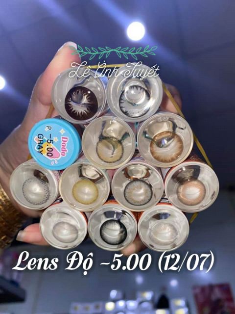 LENS ĐỘ (-5.00 ĐẾN -7.50) 55K/ CẶP + KHAY ĐƠN