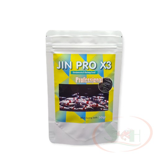 Thức Ăn Tép Min Jin Pro X3 Shrimp Feed Tăng Màu Sứ