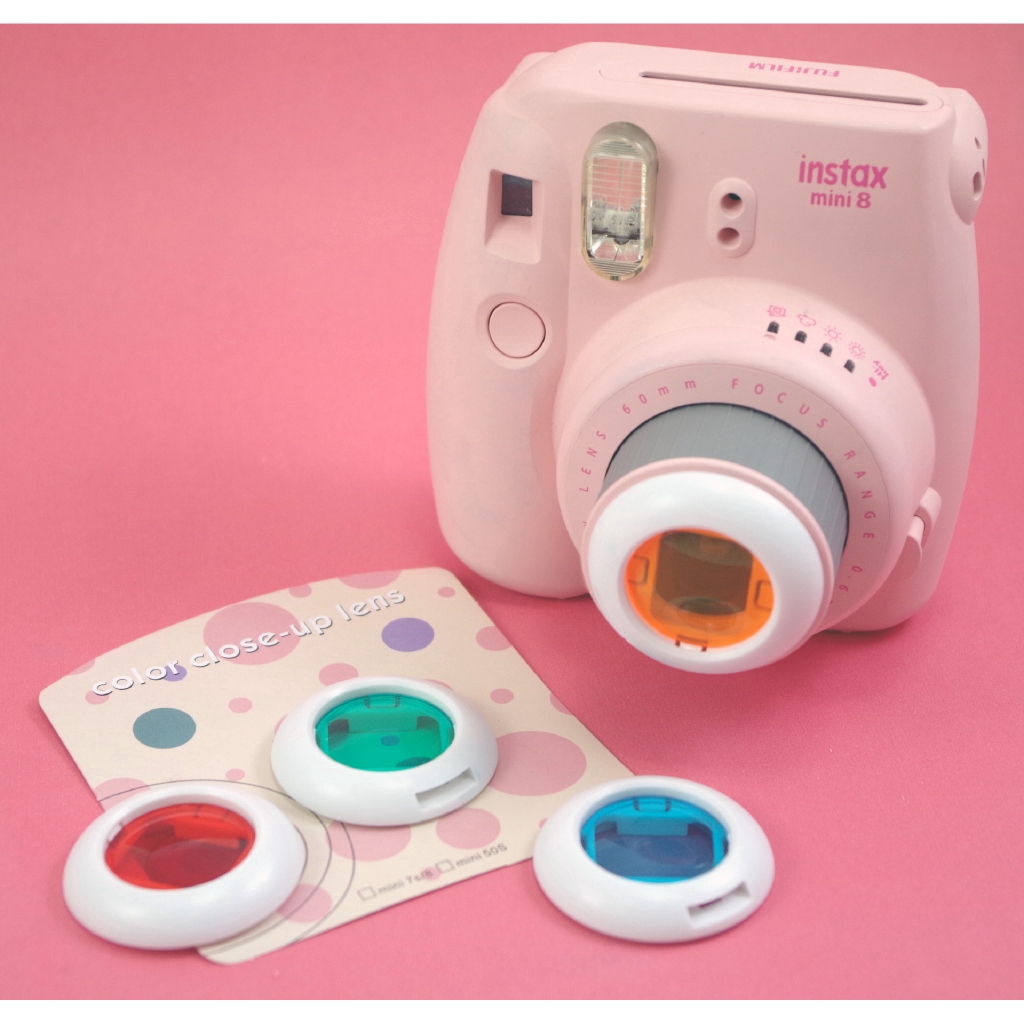 Kính Lọc 4 Màu Cho Máy Ảnh Fujifilm Instax Fuji Mini 9 7s 8 8plus