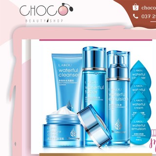 Chính hãng - Bộ dưỡng da CAO CẤP 5 món Laikou Waterfull nội địa trung (no box)
