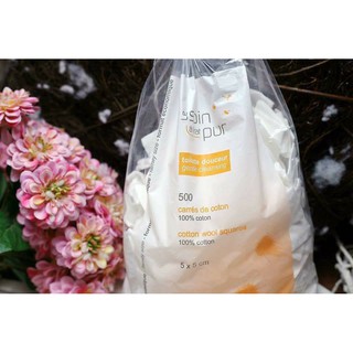 Bông tẩy trang Tetra Coton 500 miếng Hàng Pháp