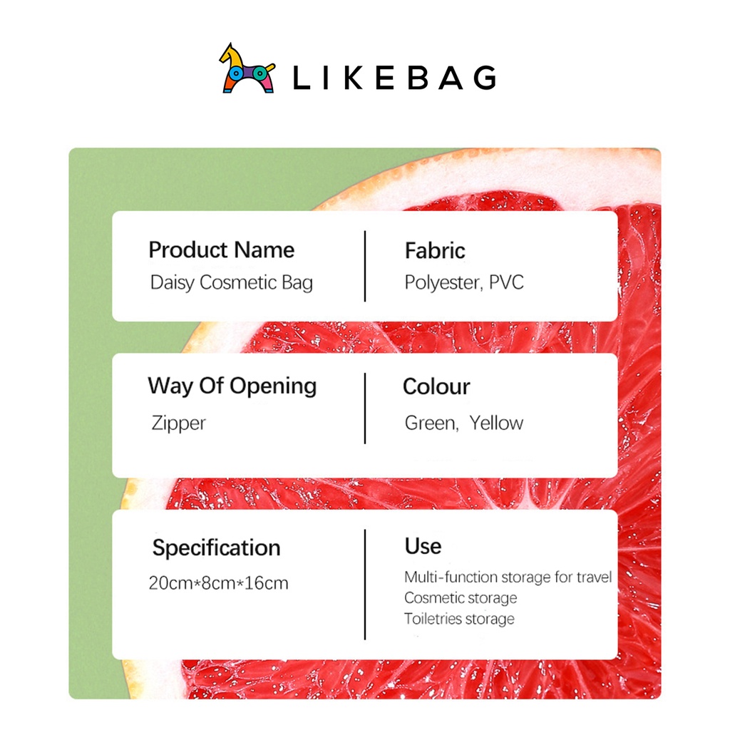 Túi đựng mỹ phẩm LIKEBAG tiện lợi chống nước 210AL1101 - LIBAGI
