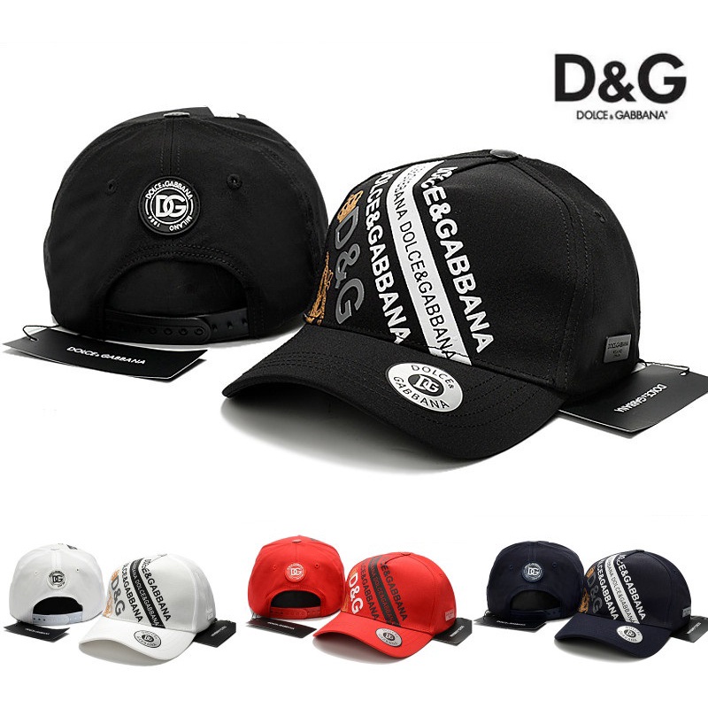 DOLCE & GABBANA Mũ Lưỡi Trai Dolce&Gbbana Chất Liệu Cotton Phong Cách Hip Hop Thời Trang Cho Nam Và Nữ