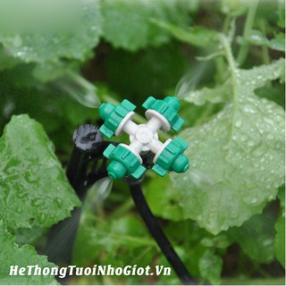2 bộ béc phun sương 4 cửa