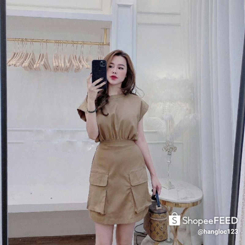 SÉT VÁY NÂU LIỀN THÂN TÚI HỘP