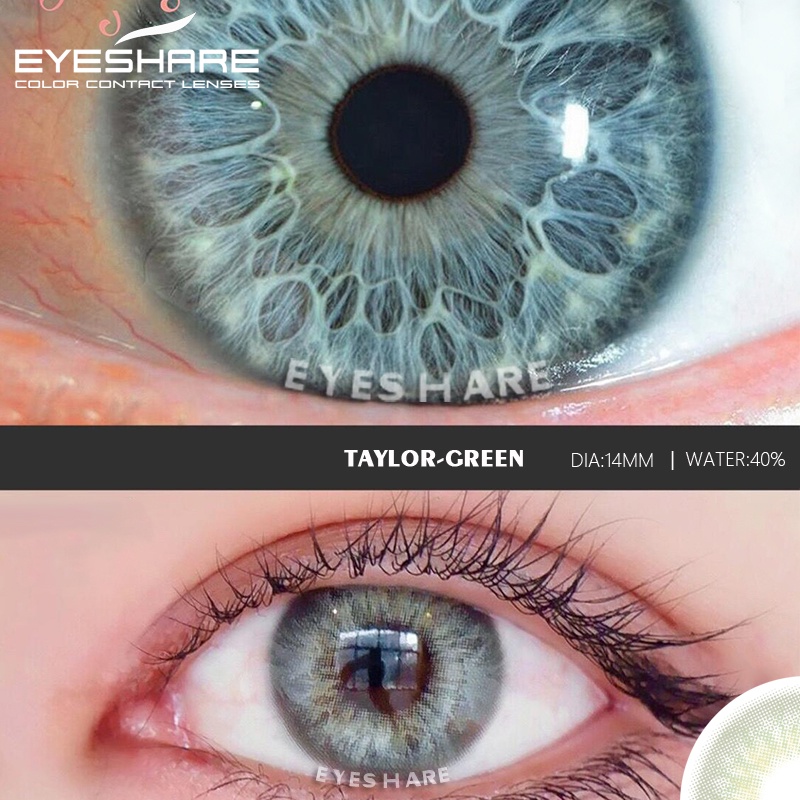 EYESHARE Cặp Kính Áp Tròng Màu Sắc Thời Trang