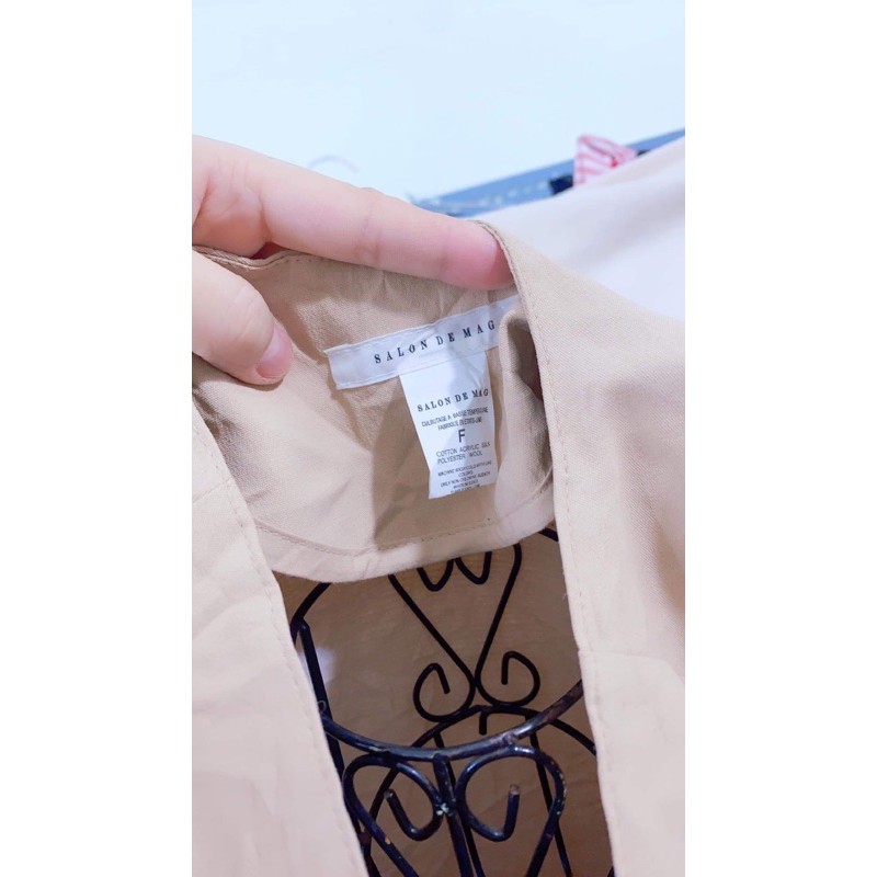 Áo khoác vest tay ngắn chất đẹp size M/L.TA57