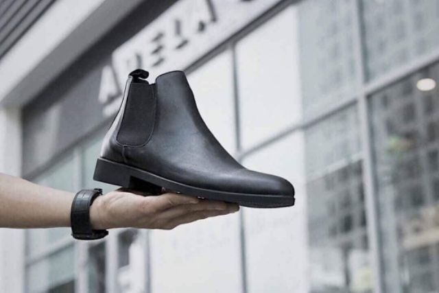 Giày chelsea boot nam da mờ