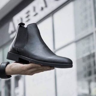 Giày chelsea boot nam da mờ
