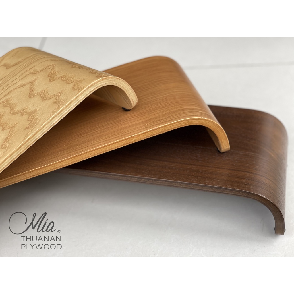 Kệ màn hình, laptop, Mac. Giá nâng màn hình Monitor stand Mia by Thuan An Plywood gỗ tự nhiên uốn cong | BigBuy360 - bigbuy360.vn