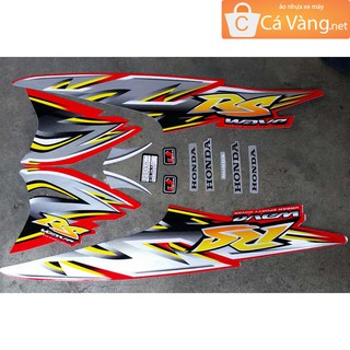 Tem xe Wave RS LOẠI ZIN, TEM 3 LỚP - màu ĐỎ ĐÔ