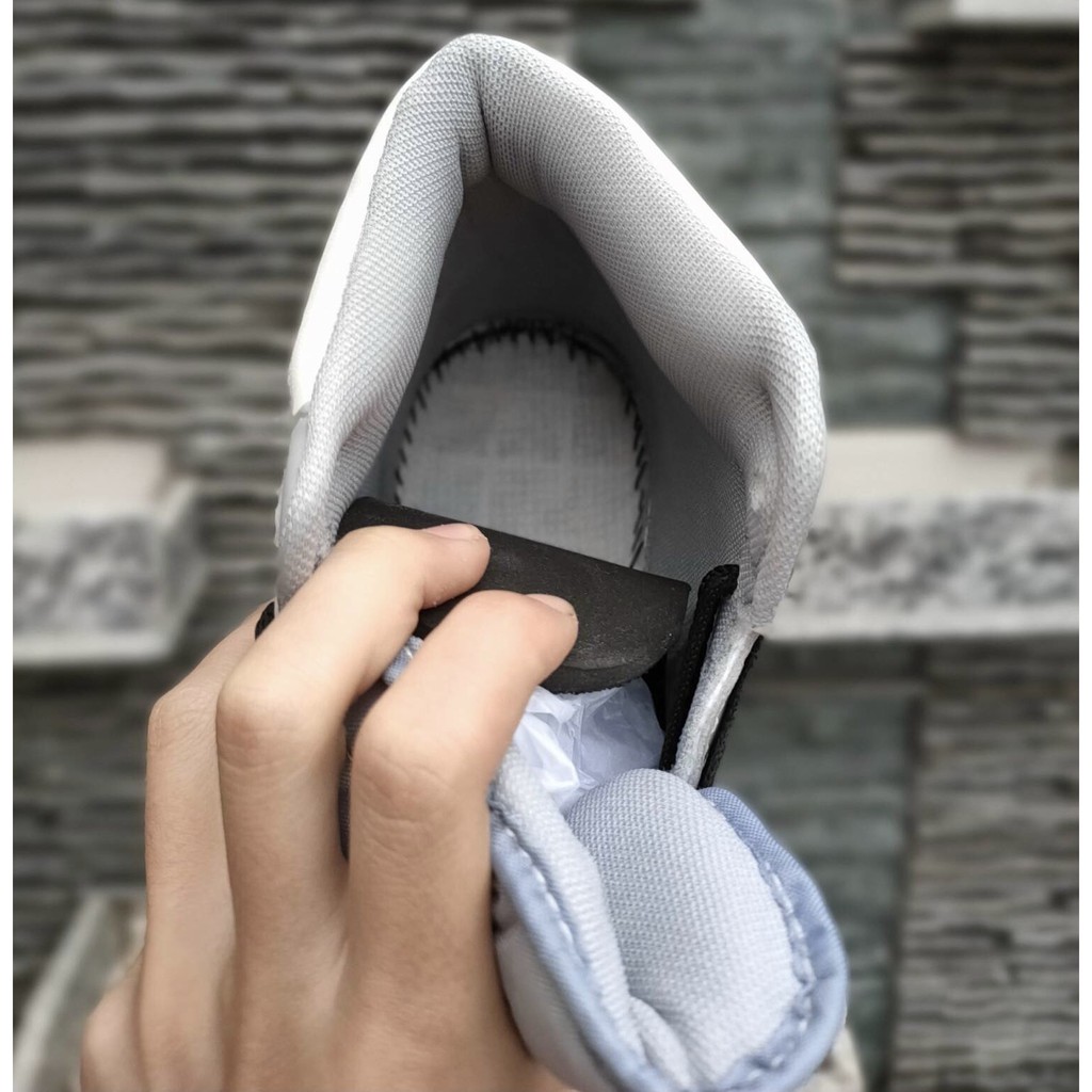 Giày thể thao jordan 1 xám  cổ cao hàng chuẩn nam nữ full box bill | BigBuy360 - bigbuy360.vn