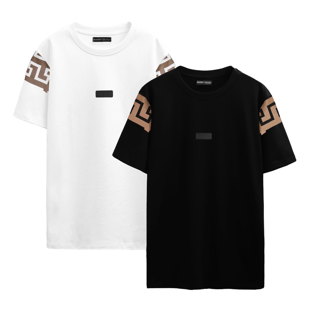 ÁO THUN GREEK KEY NAM BIG SIZE 100% COTTON DUSTIN - BIGG thời trang nam có Bigsize đến 145kg
