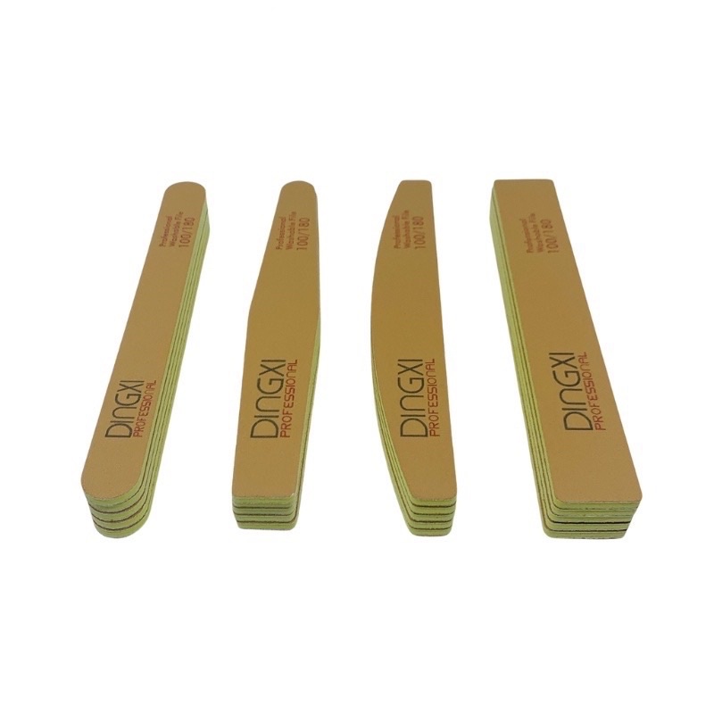 Dũa nhám móng tay DINGXi vàng da bò